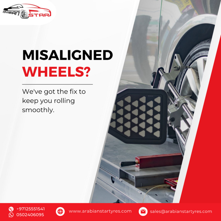 TyreArabian's tweet image. Experience the smoothest roll with Arabian Star Tyre! Don't let misaligned wheels slow you down. Trust us to provide the perfect fix, ensuring every journey is a seamless glide.

arabianstartyres.com
.
.
#arabianstartyres #smoothride #wheelalignmentservice #wheelalignment