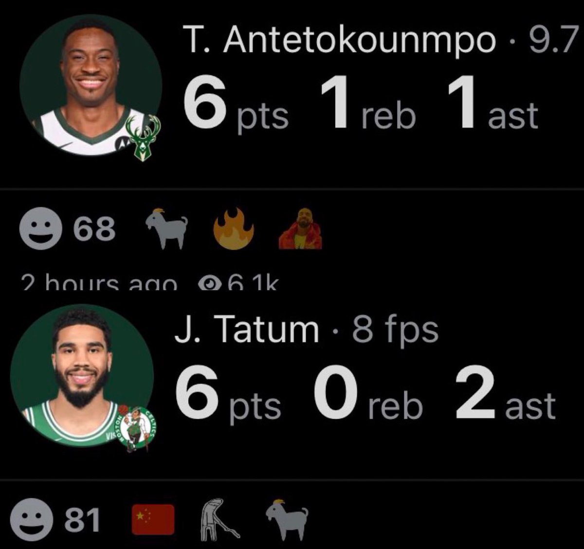 BrickCenter_'s tweet image. Tatum got outplayed by Thanasis on national TV 😭