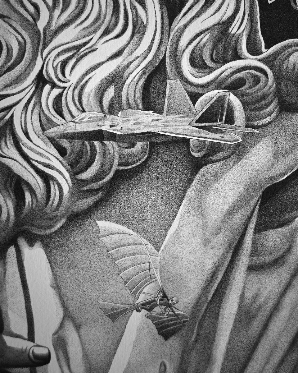 ArtByTimMarr's tweet photo. I’ve finally finished this one after an entire year of daily ink pen dots. 

Ink on cotton paper
630 by 845mm - 24.8 by 33.2in https://t.co/UkX1VwkVJu