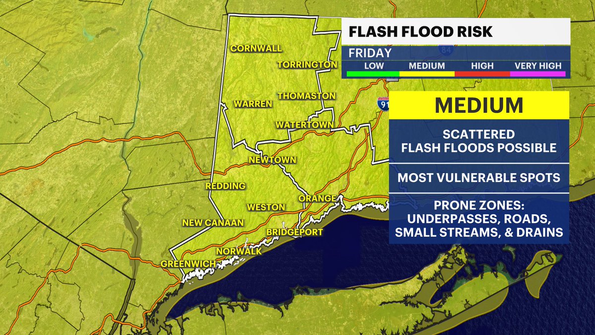 MichelePowersWx's tweet image. 😎Friday starts off nicely and ends as a wash.  What you need to know about this weekend's weather
📲@news12ct
connecticut.news12.com/weather

#ctweather #anotherstorm #morerain #n12stormwatchers #weekendweather