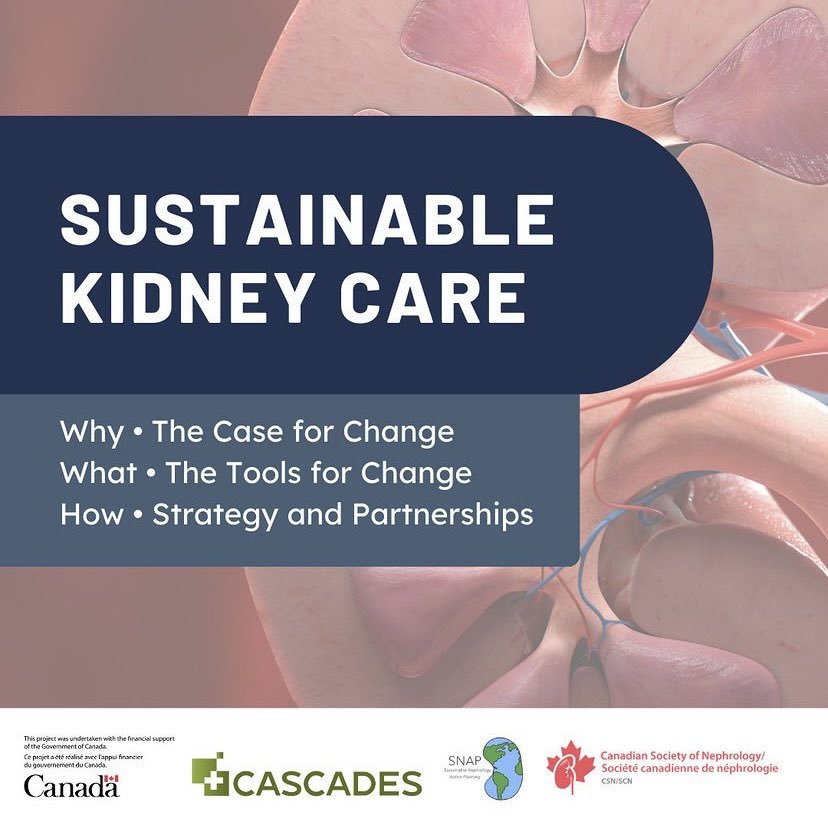 👏👏Congratulations to <a href="/cascades_en/">CASCADES_en</a> and the SNAP <a href="/CSNSCN/">CSN</a> subcommittee on helping to develop Canada’s first Sustainable Kidney Care Playbook. 👏 👏 

We are proud to have had our Director included as a contributor to this publication. 

Find the book here:
cascadescanada.ca/resources/sust…