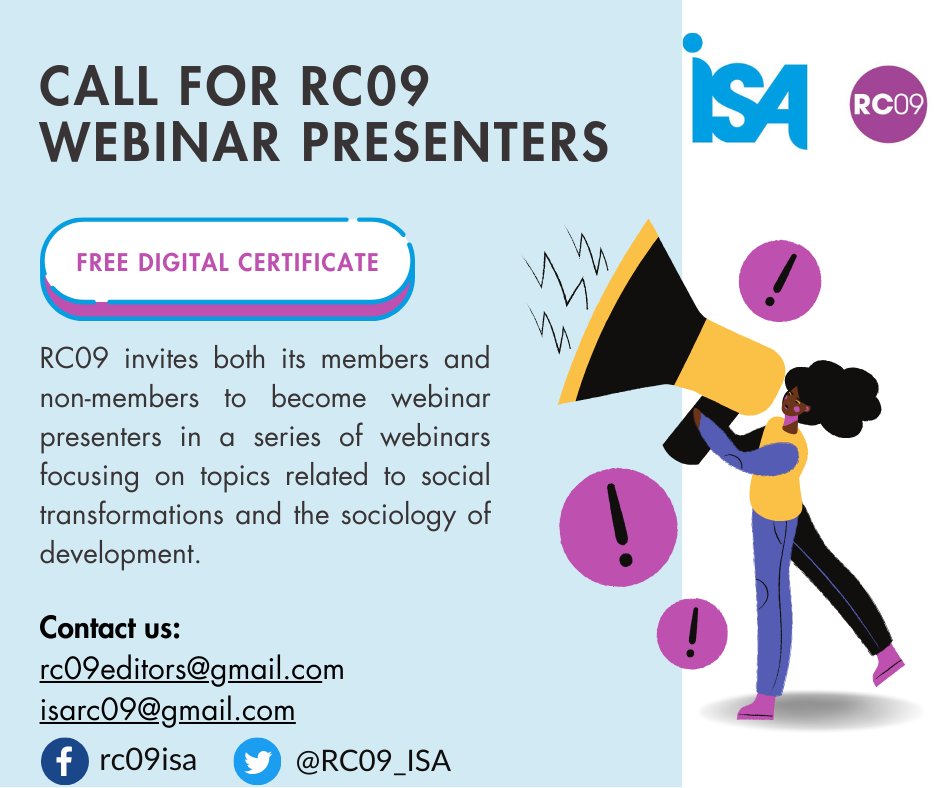 #rc09isa #sociology #SocialTransformation #isa_sociology #research @isa_sociology