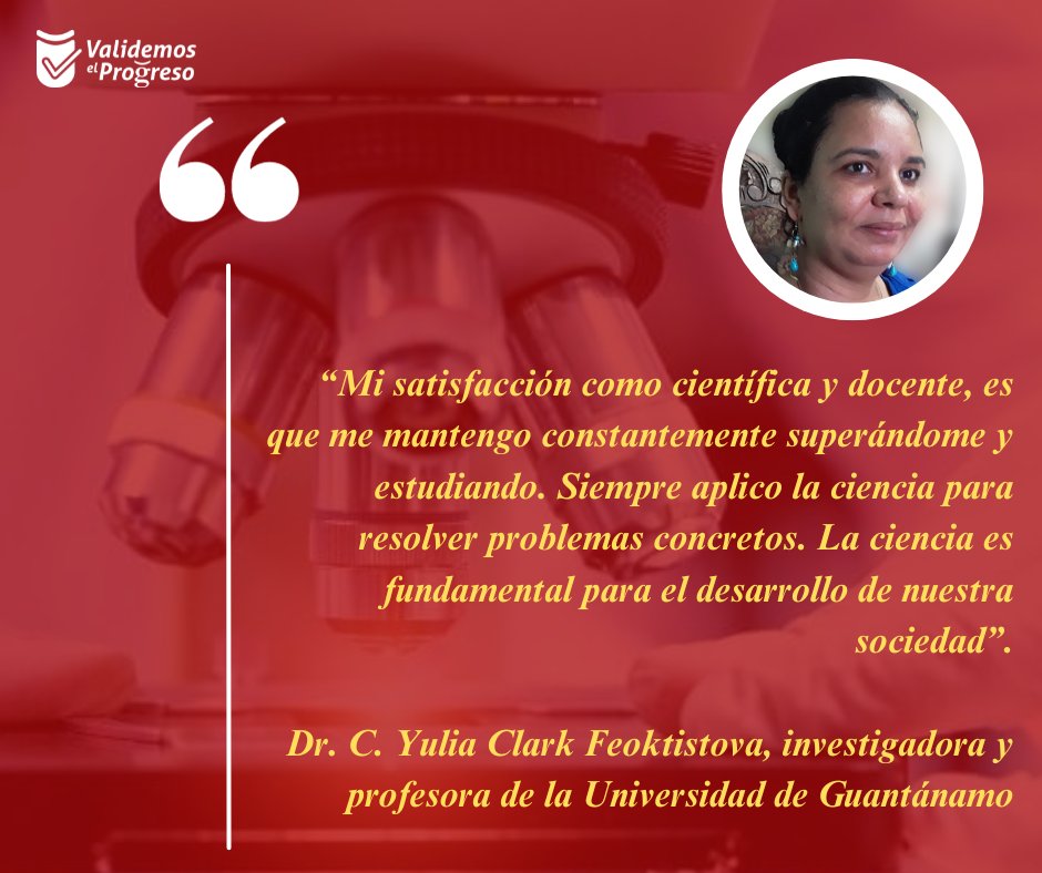 UG_Cuba's tweet photo. 🔍🗨️Nuestros científicos son orgullo de casa, previo a la celebración del Día de la Ciencia #Cubana, hemos conversado con algunos de ellos sobre sus satisfacciones.
#ValidemosElProgreso #CienciaCubana @CubaMES @ArandaCreagh @NaranjoVladimir @citmacuba @WalterBG_MES https://t.co/9ClVPQ3xVO