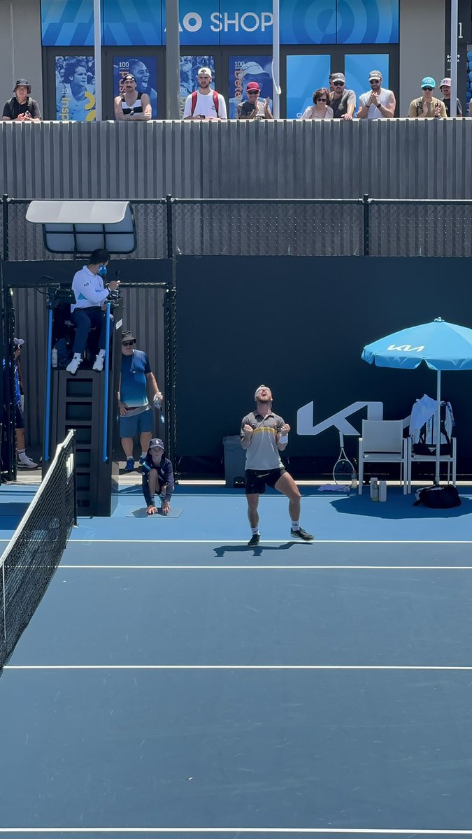 ✅ QUALIFIED 👏👏

A special moment for 🇦🇺 Omar Jasika (WC) qualifying for his 3rd Australian Open Main Draw and first since 2017 with a 2-6, 6-1, 6-2 victory over 🇯🇴 Abdullah Shelbayh in the final round of qualifying. 

#TheFirstServe