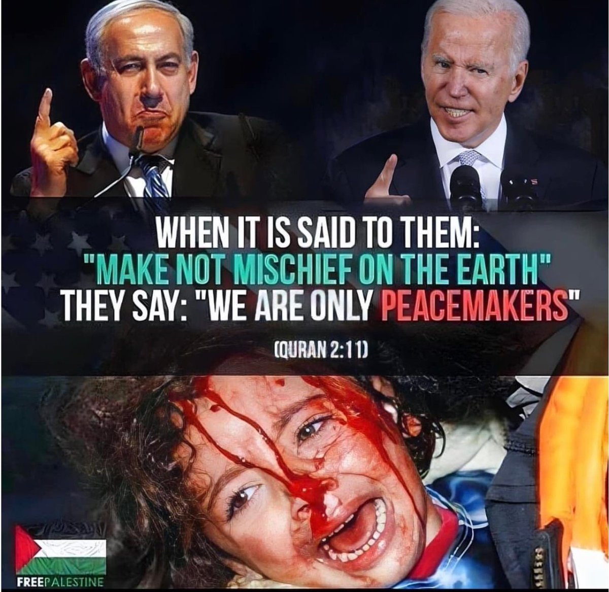 The Great Satan, America, and the cancerous gland, Israel, must be confronted by the forces of goodness at the world level to prevent them from influencing. This evil can only be stopped by resistance extended to all free people in the world.