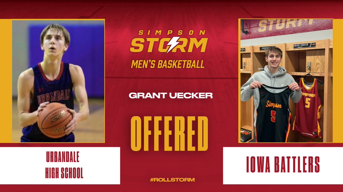 After a great visit and conversation with <a href="/coachbbjork/">Brad Bjorkgren</a>, <a href="/BrandonStromer/">Brandon Stromer</a> and Coach Bishop, I’m blessed to receive an offer from <a href="/SCStorm_MBB/">Simpson Men's Basketball</a>!