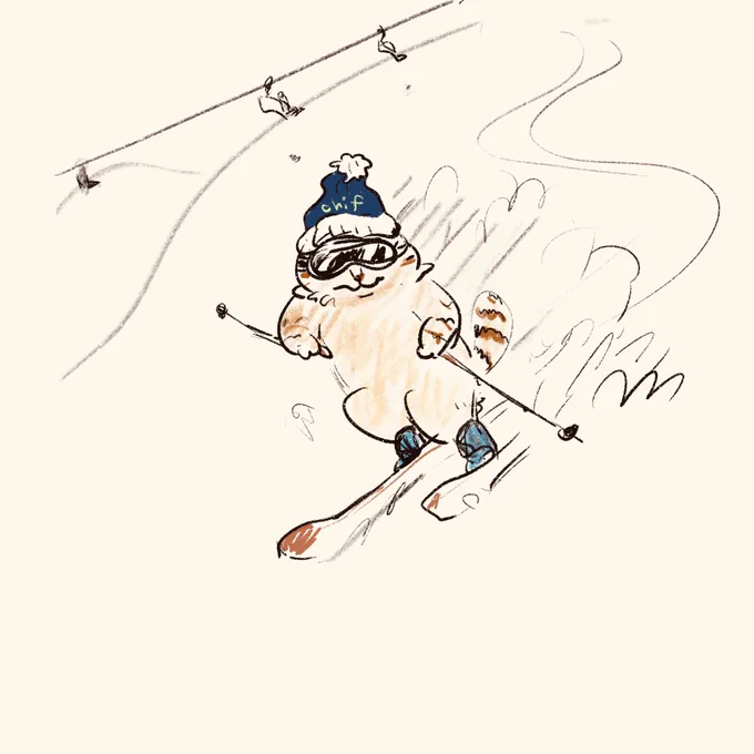 skiing 