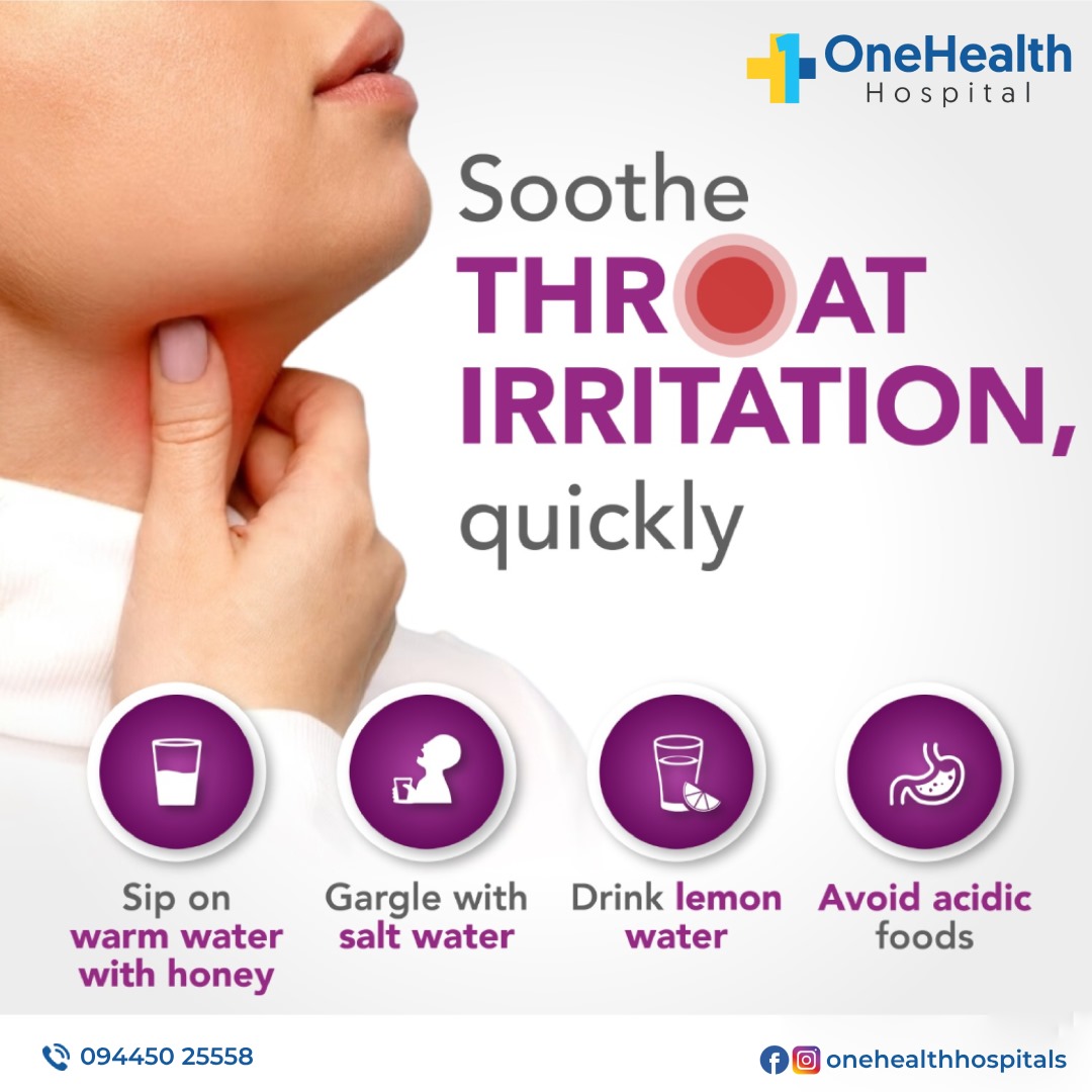 When a scratchy throat strikes, reach for time tested remedies that help ease irritation and provide much needed soothing.

#throatirritation #OneHealthHospital #OHHforVandalur #Chennai