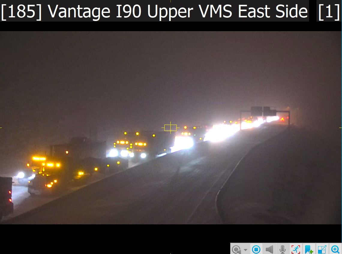 WSDOT_East's tweet photo. ❗️Jan 11 at 8PM: We are dealing with a challenging situation on I-90 Vantage Bridge and are working through it piece by piece. If you are stuck right now we are asking that you be patient while we put this puzzle together. Crews are working through the same gridlock. @wspd6pio https://t.co/LLwjaInuGs