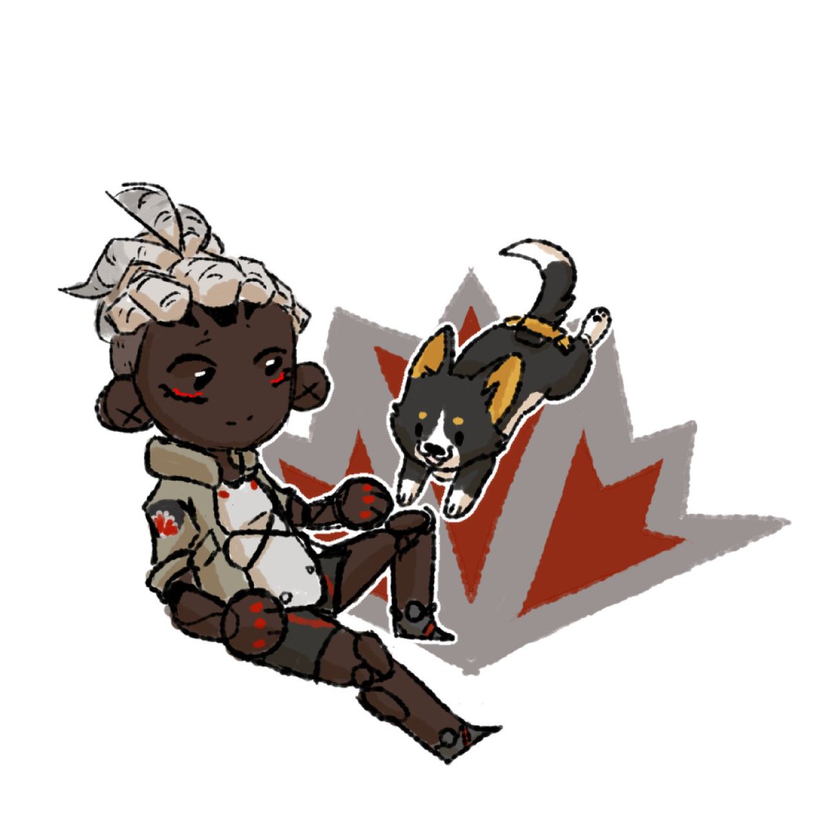 nyxthecrow__'s tweet photo. A happy birthday to Toronto's Vigilante, #sojourn !

#OverwatchFanart https://t.co/7lBxioRY1h
