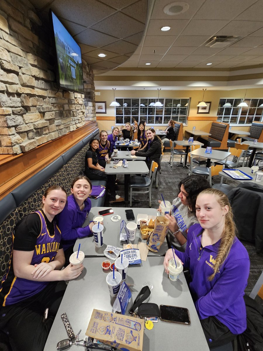 GOWHS_GirlsBB's tweet photo. What do you do after a big overtime win over Lake Forest?  Celebrate at Culver's!! Congrats ladies! https://t.co/mYBRWFi09A