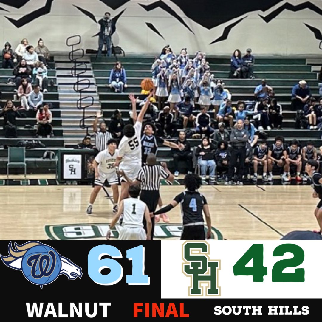 Great league road win. Our defensive energy changed the game.
C. Fluker 18p
N. Yen 17p 4a
I. Leon 14p 7r
C. Wang 9p 6r
<a href="/PrepHoopsSoCal/">PrepHoopsSoCal</a>
<a href="/SGVNSCORES/">SGV, Whittier and Pasadena High School Sports</a> <a href="/SGVNSports/">Fred J. Robledo 👨🏻‍💻</a> <a href="/James_Escarcega/">James Escarcega 📈🏈🏀⚾️🥎 🤼🤽🏽‍♂️🏊🏼‍♀️🏌🏻⚽️</a> <a href="/MattyK31/">Matthew Kovach</a> <a href="/HoopsCal/">SoCalHoopsScores</a> <a href="/Walnut_Mustangs/">Walnut High School</a> <a href="/SoCalVarsity/">SoCal Varsity</a> <a href="/210PrepSports/">210 Prep Sports</a>