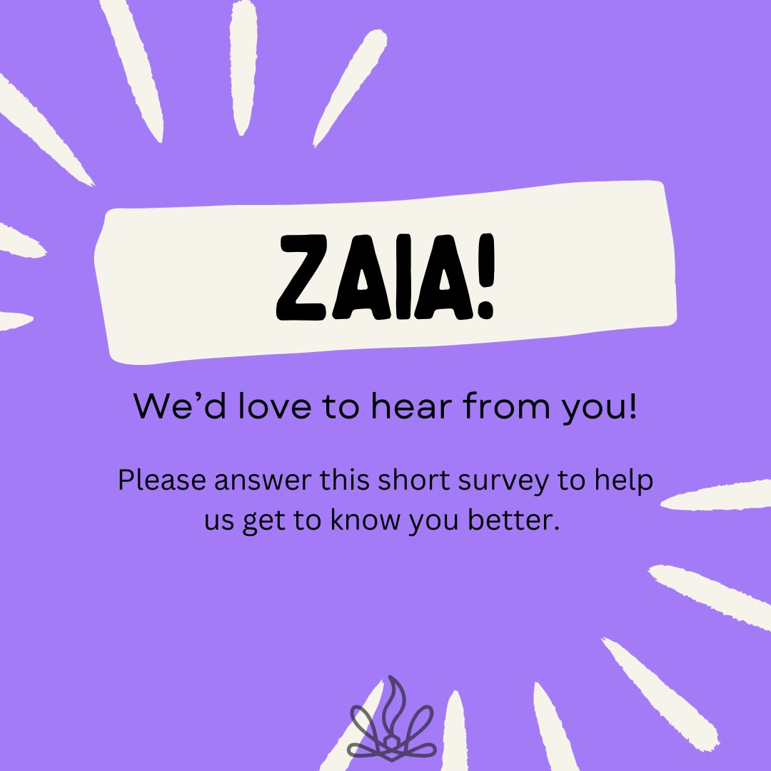 KAIATrendsPH's tweet photo. 📢 ZAIA! We’d love to hear from you! 

To understand and to get to know you better, may we request for your short time to answer this survey.

🖇️: https://t.co/jfjCubQ29K

Thank you! 

#KAIA https://t.co/RUUJwOOLZA