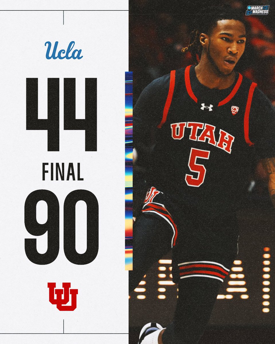 UTAH DOMINATES UCLA 🫣

The Utes outscore the Bruins 57-21 in the second half to pick up the convincing W 😤
