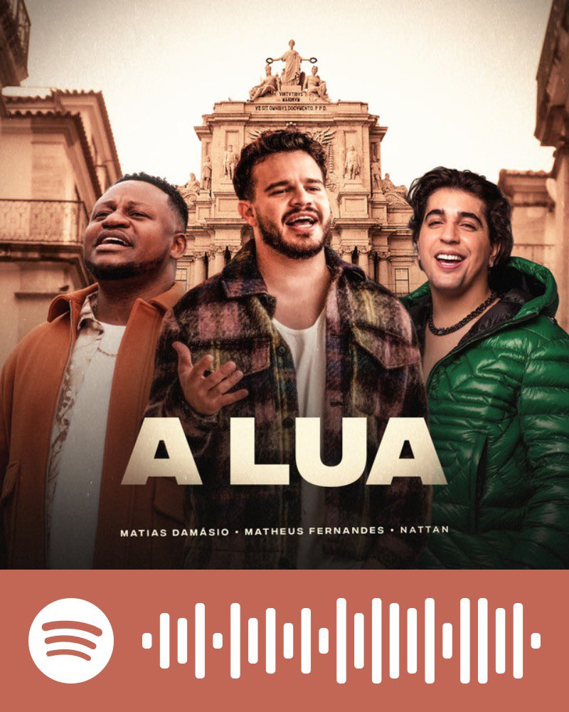 “A LUA” disponível em todas as plataformas de música! OUÇA AGORA! Nattan, Matheus Fernandes e Matias Damásio! (( link na bio )) 🌙🔥🔥