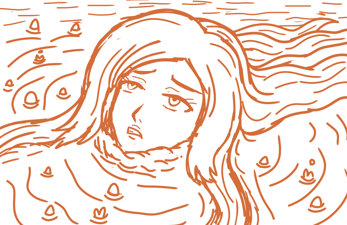 Quick (heh) sketch of Orihime from Bleach for <a href="/MissMuddyMama/">Momther of Mud</a>~