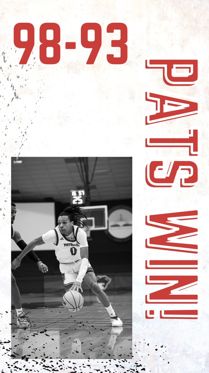 Patriots get a big win at Haskell! Lead by a 23 point night from Justin Wormell!