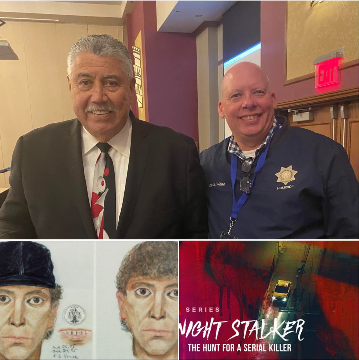 Tomorrow night, 7 pm CST, on KGRA Digital Broadcasting will be an interesting time with Retired Det. Gil Carrillo from LA County Sheriffs Office Homicide Bureau. He is a friend and we will discuss the Night Stalker case, etc.... Legend!!! #KGRA-db#homicideinvestigation