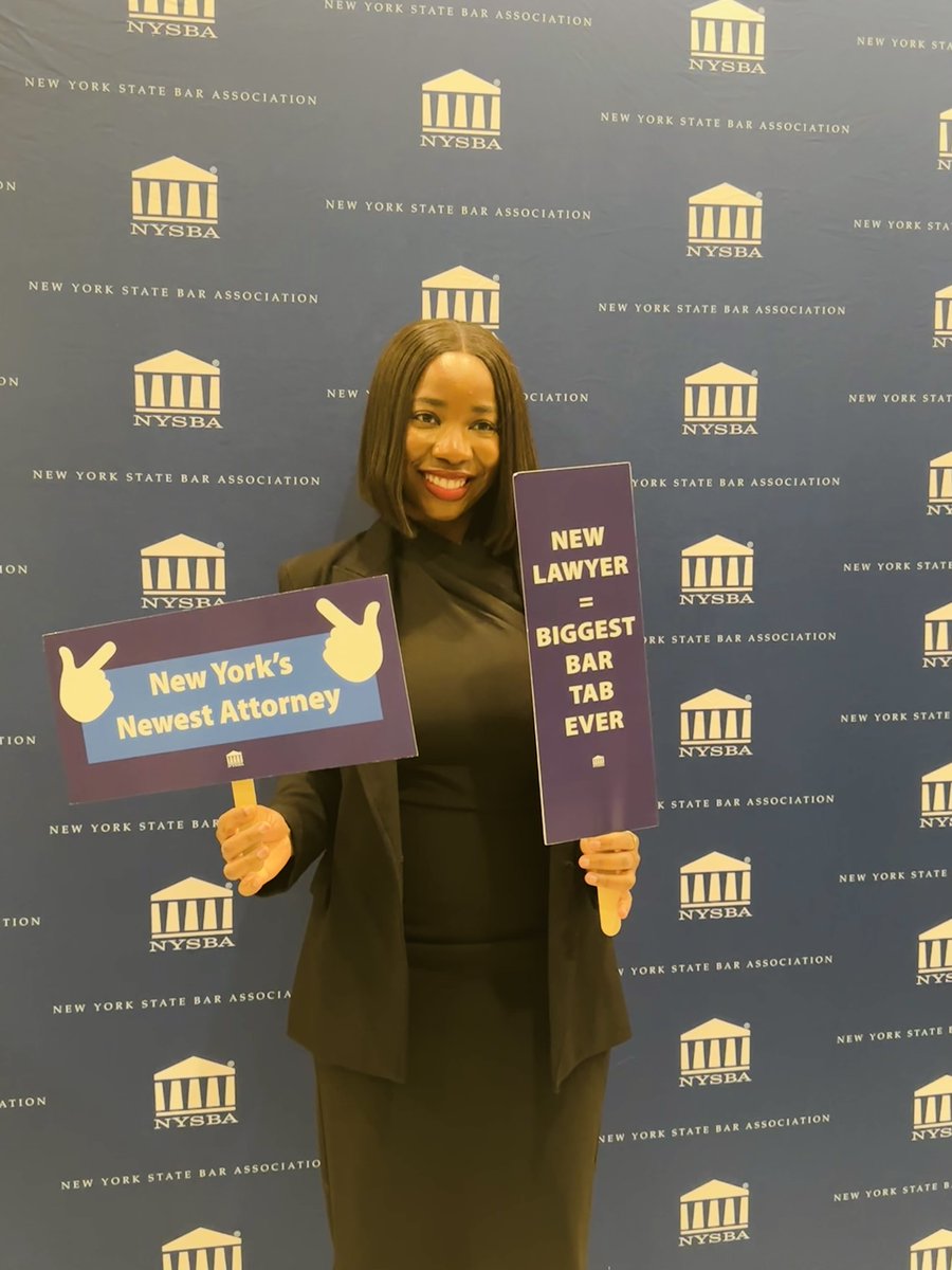 pryzlex's tweet photo. It was a full circle moment getting admitted in the same hall I wrote the bar exam today. Wrote the exam in July with so much uncertainty and anxiety; returning with complete joy, gratitude and assurance.

Officially dual-licensed (New York and Nigeria), thank you Jesus. https://t.co/lzNcHwU8jV