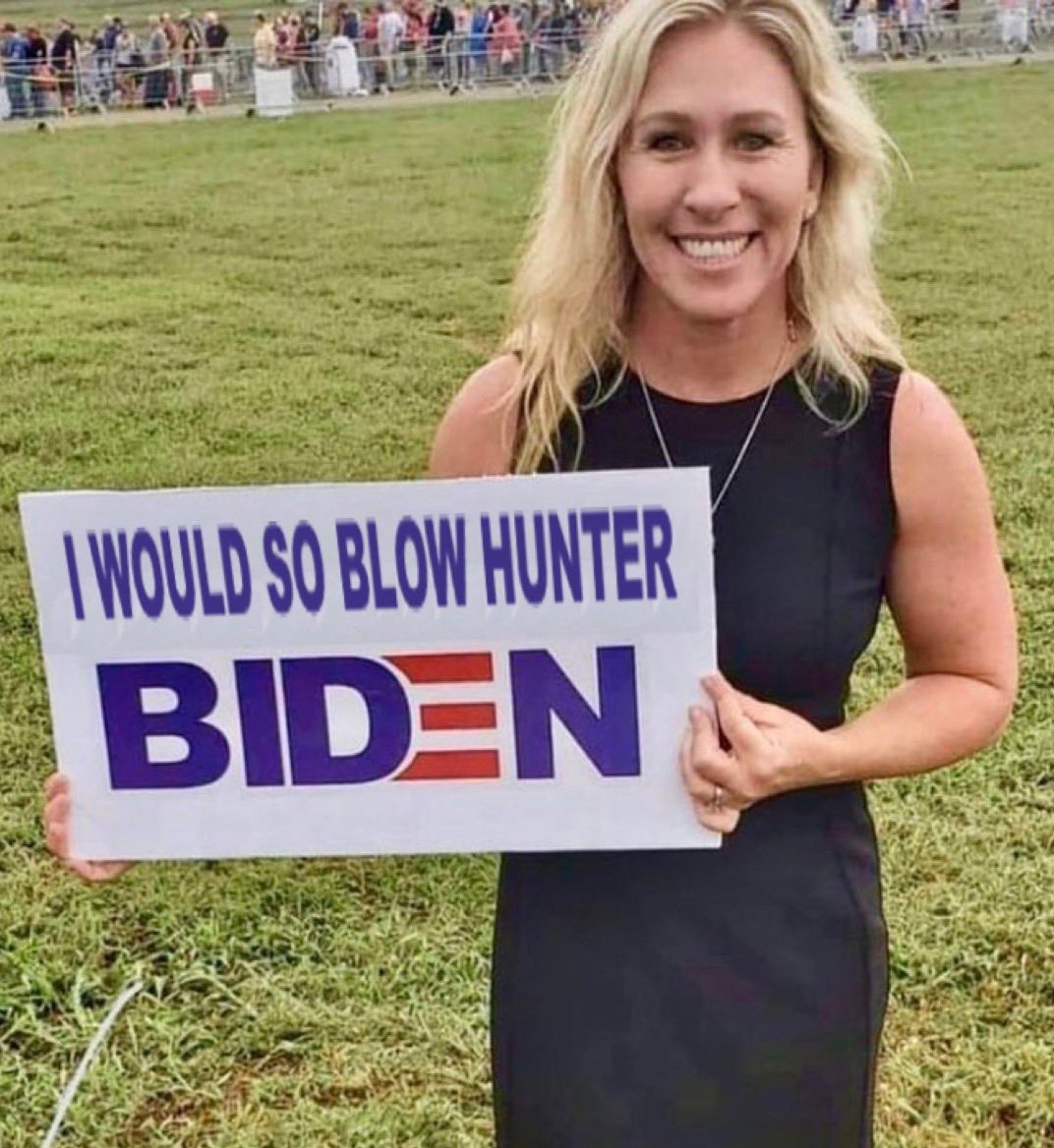 TiredOfThe_B_S's tweet photo. #MarjorieTaylorPeen 
🍆
Hunter lover  👇 https://t.co/GAqwgQXfFD