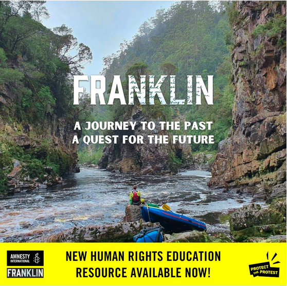 Secondary #teachers <a href="/amnestyOz/">Amnesty International Australia 🕯</a> and #FranklinRiverMovie have launched a free ACARA-aligned #HumanRights #Civics &amp; #Citizenship #education resource with lesson plans, learning materials and assessment tools. Grab it here: bit.ly/48RLAsu 
#RightToProtest #Australia