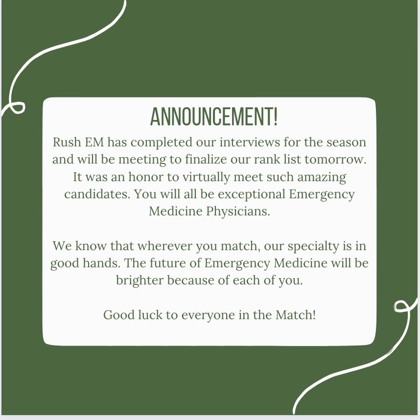 RUSH Emergency Medicine Residency (@RushEmergency) on Twitter photo 2024-01-12 04:35:51