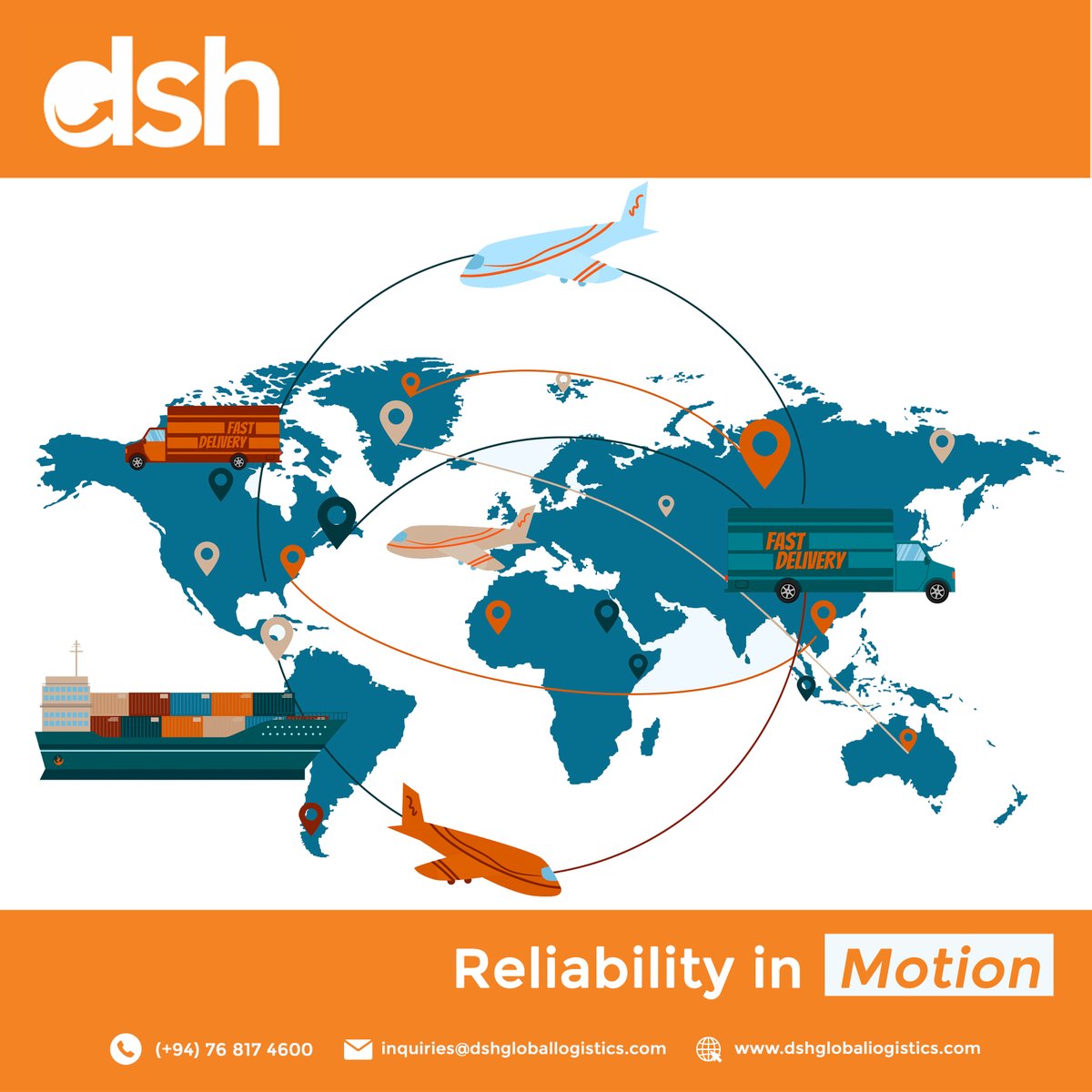 SocialDsh28345's tweet image. Behind every shipment, there&apos;s a story. Explore the dynamics of the current global logistics industry with DSH. #ReliabilityInMotion #GlobalLogistic