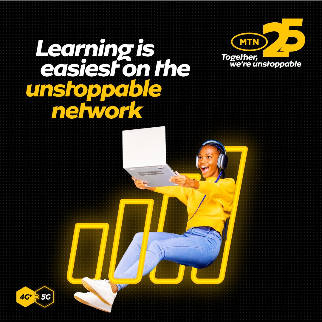 Learning never stops once you're connected  on the 4G/5G Unstoppable Network.
#UnstoppableNetwork #TogetherWeAreUnstoppable