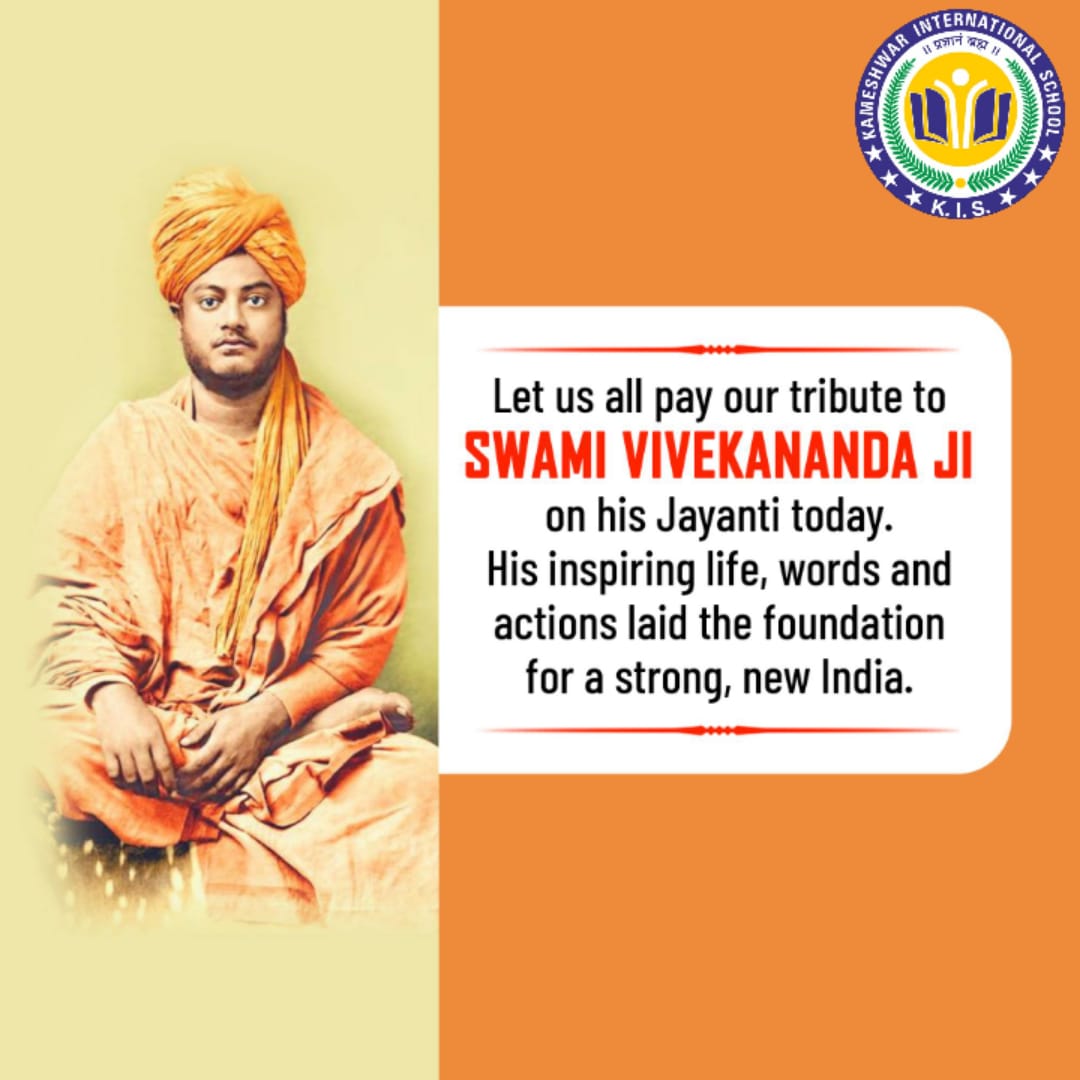 SchoolKameshwar's tweet photo. #letstalkPPC2024

 National Youth Day is also known as Rashtriya Yuva Diwas and is celebrated on the birth anniversary of Swami Vivekananda on 12 January 1863. https://t.co/IsgYxSVqYy