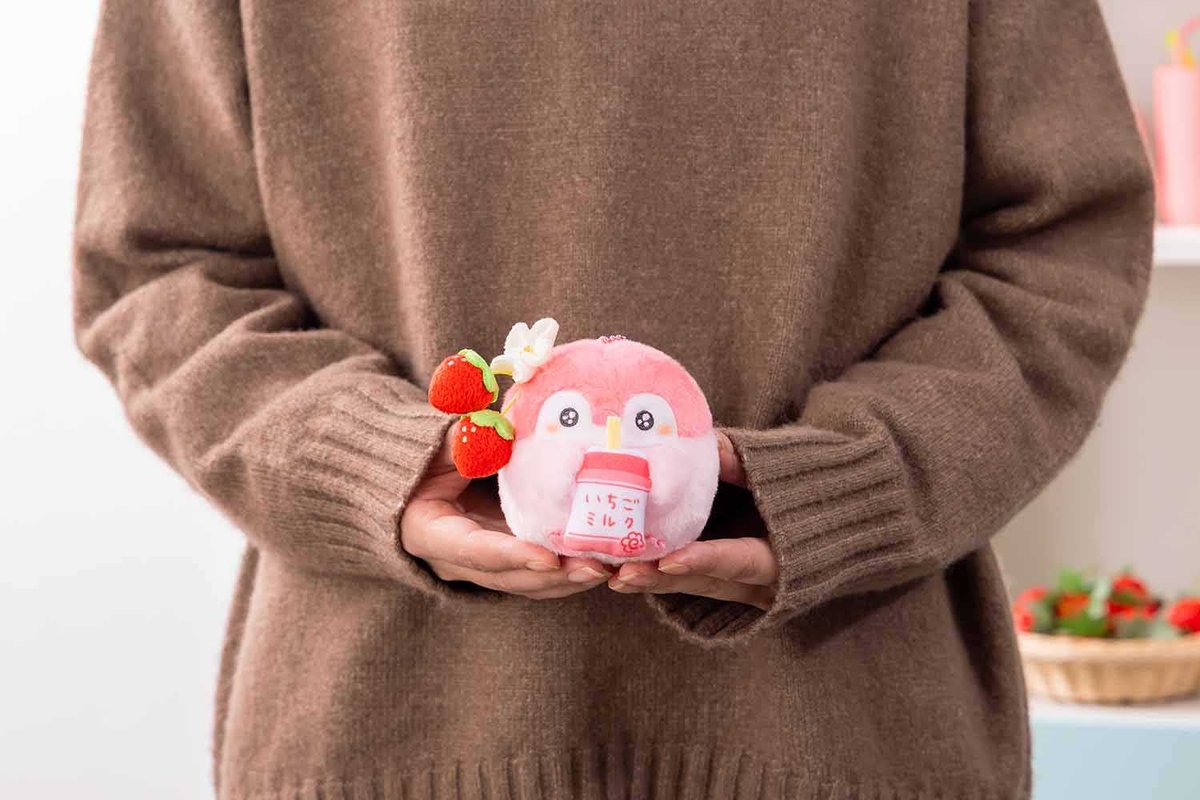コウペンちゃん　いちごミルクだーいすき ぬいぐるみ　マスコットとアクリルスタンド コウペンちゃん いちごミルクだーいすき ぬいぐるみ マスコット