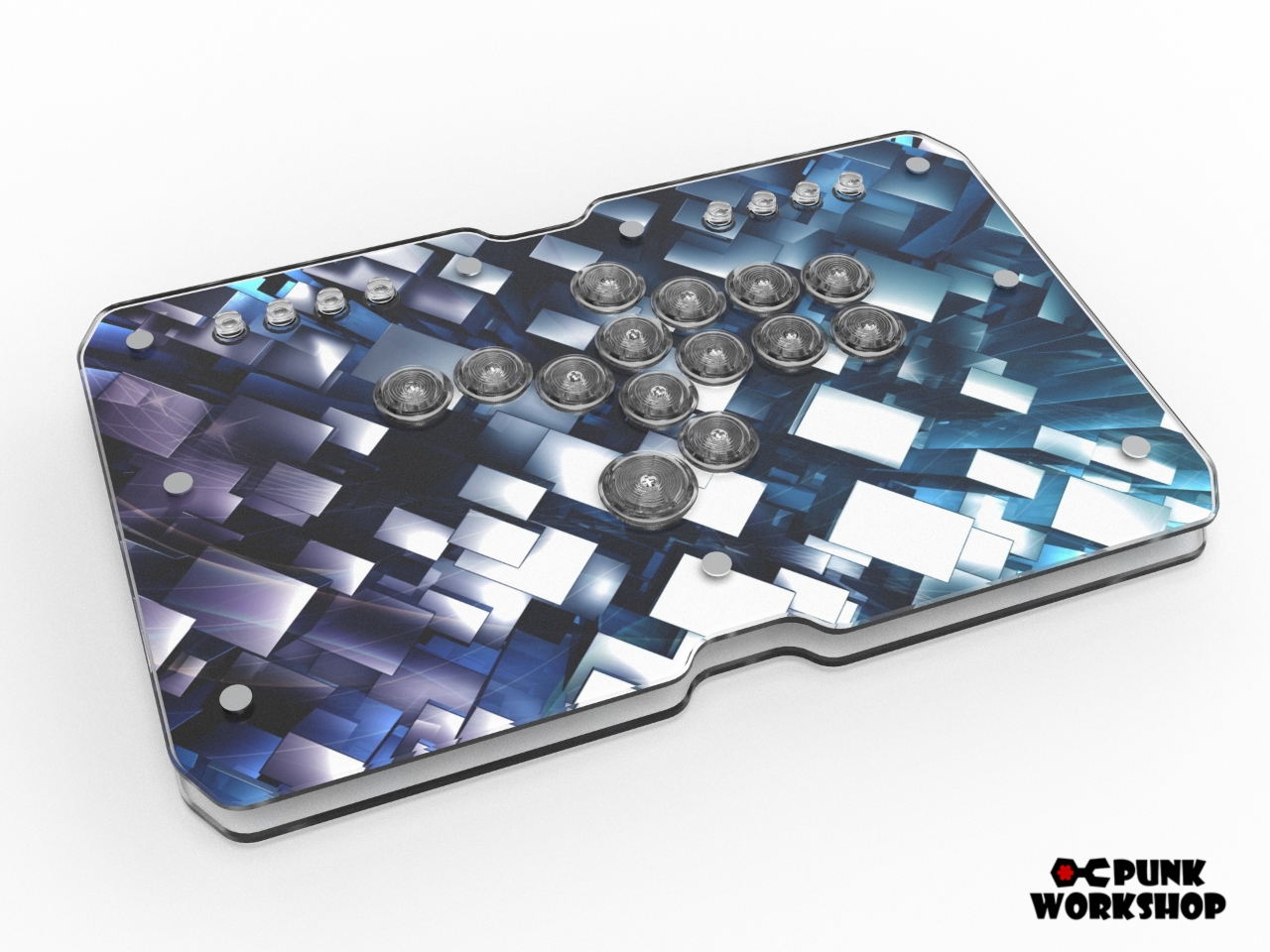 パンクワークショップ ULTRA BOX レバーレス PKB PC】ULTRA BOX レバーレスコントローラー (ボタンレイアウト