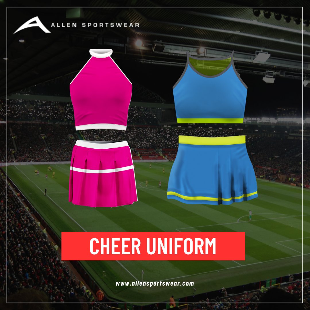 AllenSportswear's tweet photo. Cheer for your favorite squad in style with our top-notch Cheerleading Uniforms from Allen Sportswear. Order now through the link in the bio, and let's make every cheer a stylish celebration!
#cheeruniform #customuniforms #favoritesquad #cheerstyle #cheerleadinguniforms https://t.co/Pq2ukDP8p5