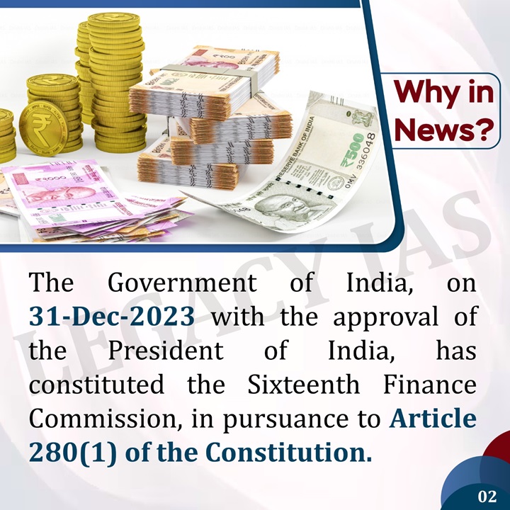 Legacy_ias's tweet photo. About 16th Finance Commission Facts for UPSC Exam !!!
#16financecommision #Indianeconomy #Financecommision #Article280 #prelimsfact #upscaspirant #legacyIAS https://t.co/etG9qDwFvy
