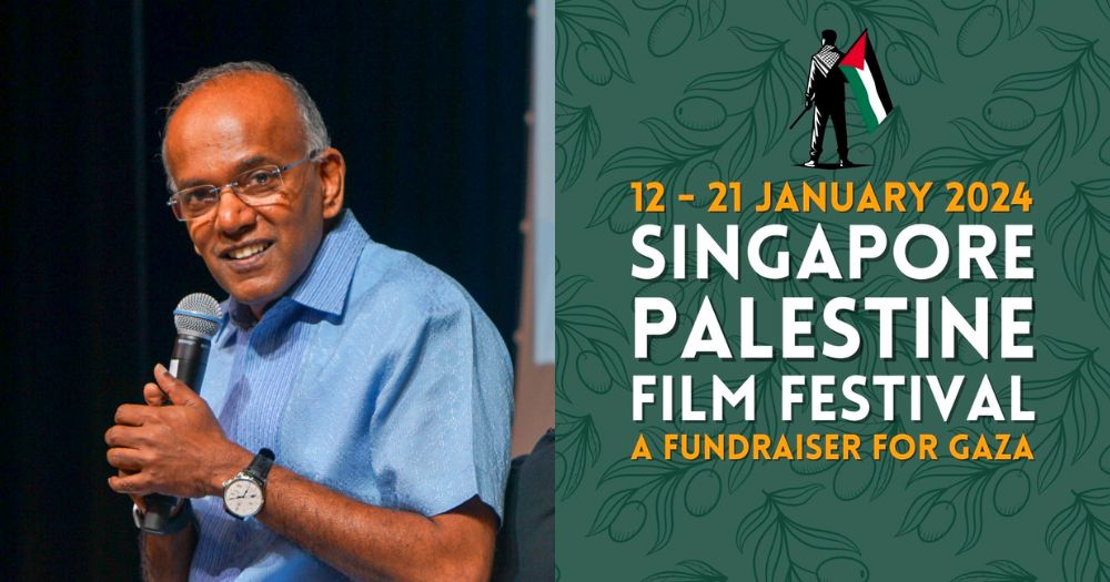 MothershipSG's tweet photo. Films at S'pore Palestine Film Festival from Jan. 12-21 assessed appropriate for screening: Shanmugam
https://t.co/NSYEZF7FSO https://t.co/hyc0N5gga3