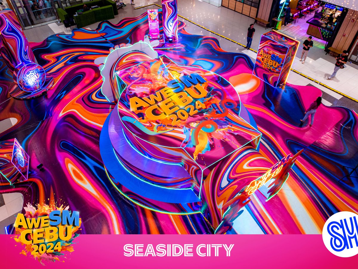 SMSeasideCebu's tweet photo. GET READY : Dive into the vibrant world of AweSM Cebu Artscape - a colossal explosion of creativity! 🌈🎆

Be at the front seat to the ultimate Sinulog experience here at SM Seaside.✨ 

#EverythingsHereAtSM #AWorldOfExperienceAtSM https://t.co/2Sjo4qjwCO