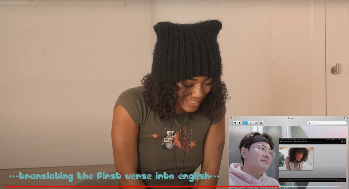 StudioCony's tweet photo. OMG UMI reacted to my reaction!!
And she spoke in Japanese!!!

As a Japanese army &amp; UMIY, I am so proud of what she is doing~💖

UMI's video(I am the last reactor in the vid)
https://t.co/OuMiWVGtuh

My Video
https://t.co/EjEOf2cf4z

#UMI #BTS #V #Wheneverur #Taehyun
#ARMY #HYBE https://t.co/Ky5YMUdT87