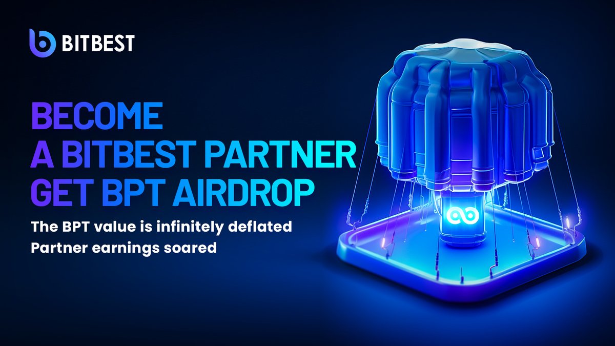 _BitBestdex's tweet photo. π Being a BITBEST partner will get an airdrop of BPT, and is one that only partners may hold! This will infinitely increase the value of BPT, so that you have more harvest in the future wealth! ππ΅#BITBEST # partner #BPT Airdrop https://t.co/6u8z7JSOGU