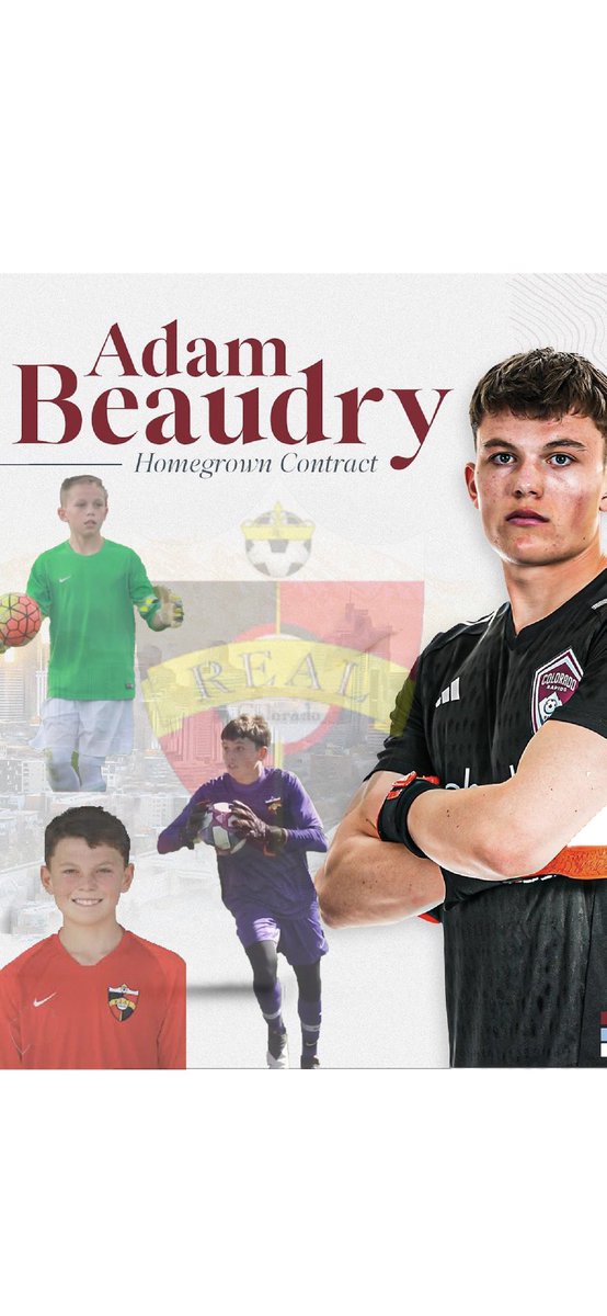 I still remember the day when I first saw the new 9-year-old goalkeeper! I cherish the next 7 years that followed, and I will forever be proud of what @beaudry_adam1 embodies both on and off the field. A special thank you and congratulations to the Beaudry family. <a href="/realcolorado/">Coach Barnes</a>
