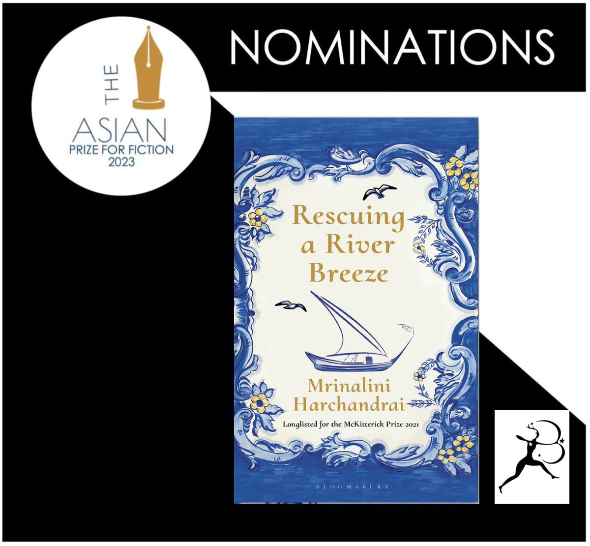 Mrinalini Harchandrani's Rescuing a River Breeze is an outstanding work of fiction that explores in depth the anatomy of intergenerationally and mirrors loss and renewal.
#theasianprizes, #nominations, @BloomsburyIndia #fiction, #bookawards2023, #theasiangroup