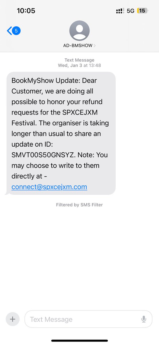 VkYk95's tweet photo. Platforms without any competition are pulling the biggest scams in india.

One of those happens to be bookmyshow, the biggest ticketing platform of the country running unopposed. 

They canceled a concert three months back and now refuse to refund the money. @bookmyshow https://t.co/YxYpotAa7G