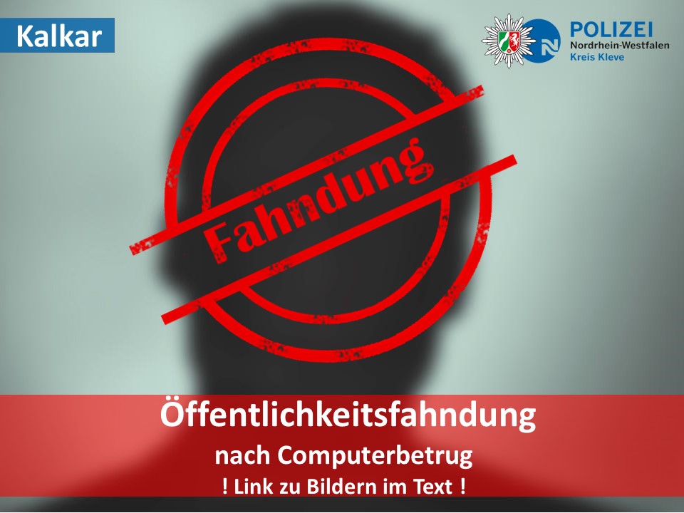 ➖ Kalkar ➖ 

🚨 Diebstahl in einer Discounterfiliale. Täter heben nachfolgend vierstelligen Bargeldbetrag ab. Wer kennt die beiden Täter? 

📸 Weitere Infos im Fahndungsportal der Polizei:
polizei.nrw/fahndung/124355 

☎ Hinweise nimmt die Kripo Kleve unter 02821 5040 entgegen.