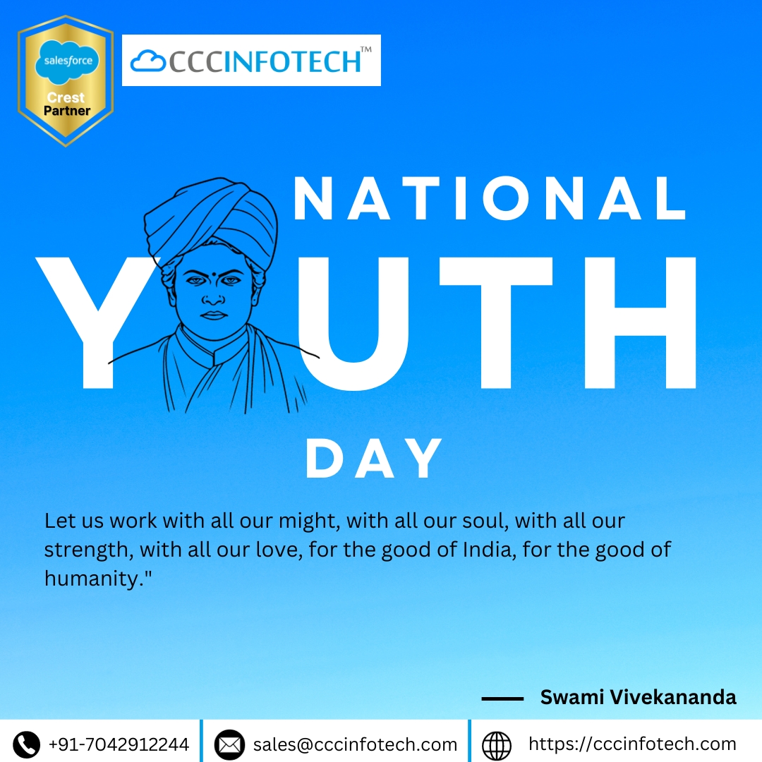 Happy National Youth Day!

#NationalYouthDay #SwamiVivekanandaJayanti #YouthInspiration #PositiveValues #YouthEmpowerment #SelflessService #KnowledgePursuit #CulturalPride #ReflectAndInspire #PurposefulLife #VivekanandaTeachings #YouthForChange #CloudCentric