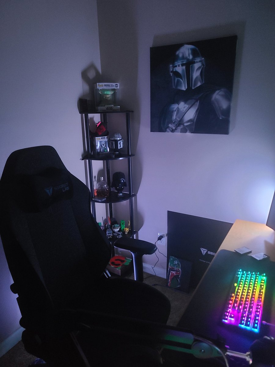 Even though I haven't finished yet, here's a quick update as to how the setup is going. End of 2023, beginning of 2024 #desk #desksetup #secretlab #gaming #teck #tecktok #gaming #pc #pcgaming #pcgamer #pcsetup #workinprogress