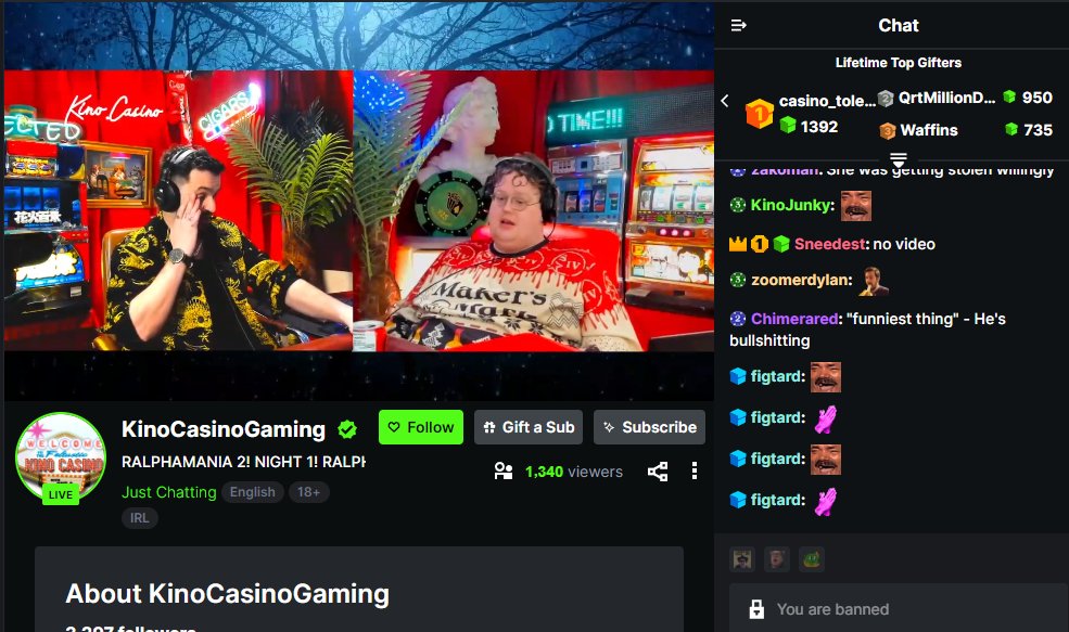 SpeckPer's tweet photo. Absolute spineless blob has me pre-banned in his chat despite me never even using this Kick account. Expect a response, your cowardice and desperation is really showing. Sweaty, bloated, and winded. Keep sucking Gaytor and Bryan's off, absolute self debasement for the jilted. https://t.co/0eTlP0qzRQ