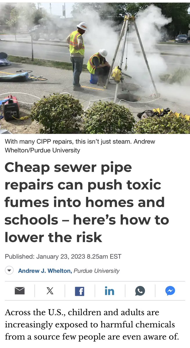 Dozens in Toronto’s Wychwood neighborhood were driven from homes tonight as toxic odours from city sewer relining work caused nausea, headaches, burning throats and eyes. The same issue has sickened hundreds in the US.  <a href="/metromorning/">Metro Morning</a> <a href="/CP24/">CP24</a> <a href="/JoshMatlow/">Josh Matlow</a> <a href="/CBCToronto/">CBC Toronto</a> <a href="/oliviachow/">Olivia Chow</a>
