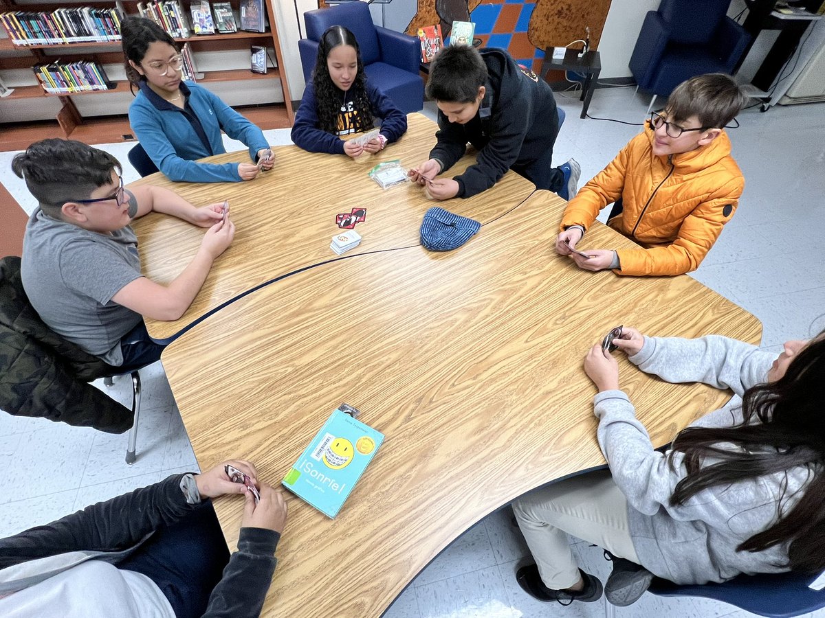 A little game of Harry Potter Uno in the library during ZenZone at lunch is a fantastic way to make new friends and reset for the rest of the day!  Way to go Wolverines!