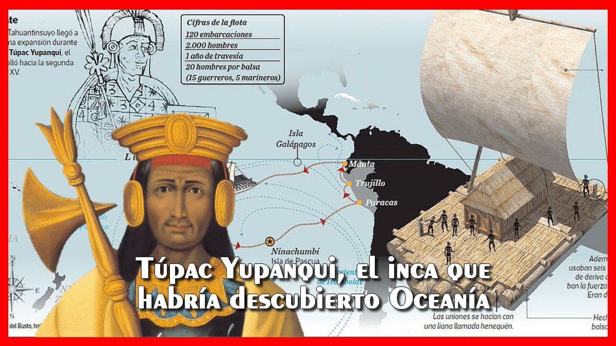 Túpac Yupanqui, el inca que habría descubierto Oceanía:
arqueologiadelperu.com/tupac-yupanqui…
