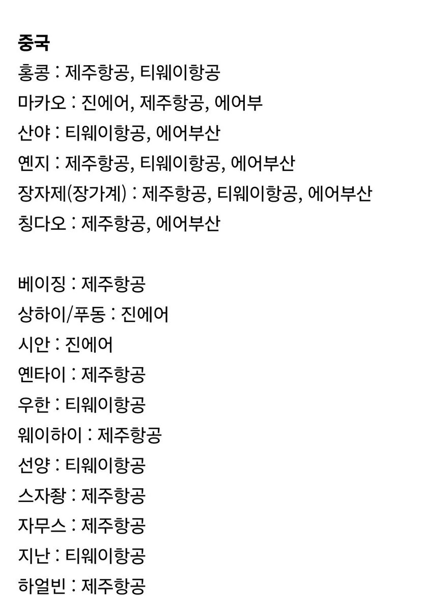 honeytip_backup's tweet photo. 여행 고인물을 위한 저가항공 직항지 총정리 https://t.co/uWwkNlnpKQ