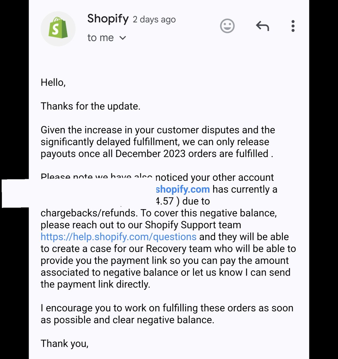 europlugshop's tweet photo. @tobi @Shopify How can i pay negative balance when i used all my available funds to fulfill orders in order to get my income back then be told this? This is not fair am i going to have to go bakrupt and lose my business over this? https://t.co/djqH0ipKKl
