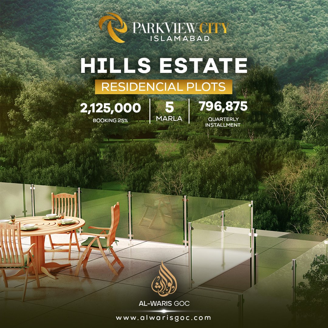 alwarisgoc's tweet image. Embrace the charm of 𝐏𝐚𝐫𝐤 𝐕𝐢𝐞𝐰 𝐂𝐢𝐭𝐲 𝐈𝐬𝐥𝐚𝐦𝐚𝐛𝐚𝐝 𝐇𝐢𝐥𝐥𝐬 𝐄𝐬𝐭𝐚𝐭𝐞! 

𝐅𝐨𝐫 𝐦𝐨𝐫𝐞 𝐝𝐞𝐭𝐚𝐢𝐥𝐬 
+923315063683 +923310000045

#ParkViewCity #Parkviewcityislamabad   #alwarisgoc  #property #realestate
